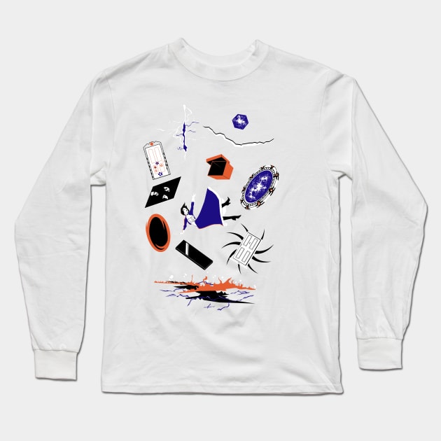 Elizebeth down the rabbit hole Long Sleeve T-Shirt by Everdream